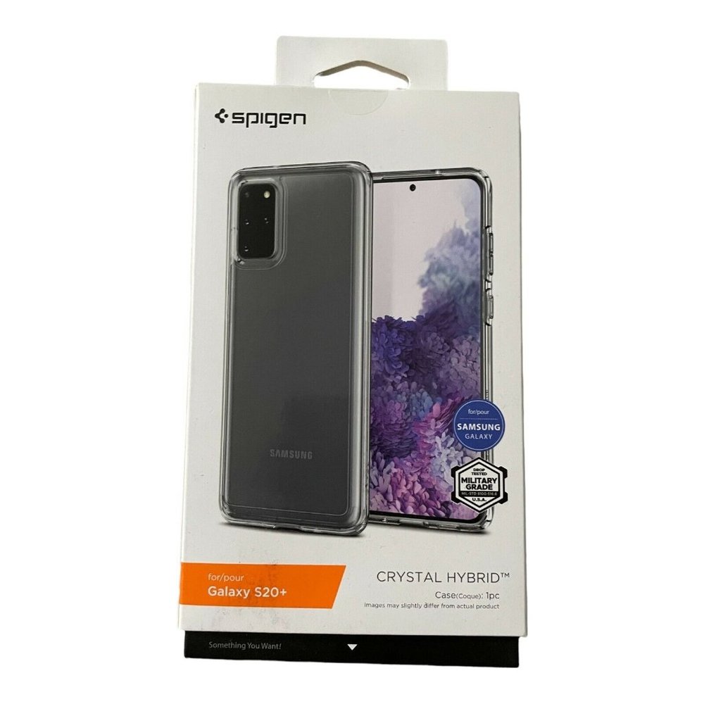 Spigen Crystal Hybrid Case for Samsung Galaxy S20+(PLUS) Slim Fitted (Clear)